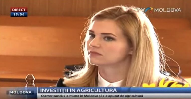 VIDEO. Kelsey – americanca de la Căușeni – dezvoltă o afacere în domeniul irigațiilor