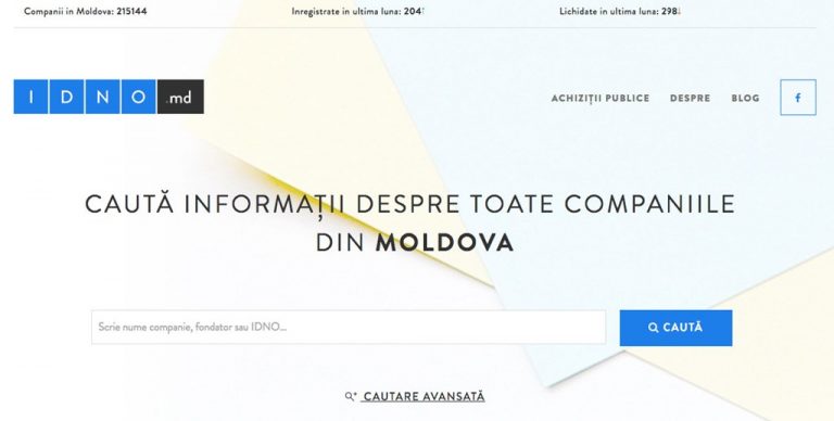 A fost lansată o platformă cu informații disponibile despre toate companiile din Moldova