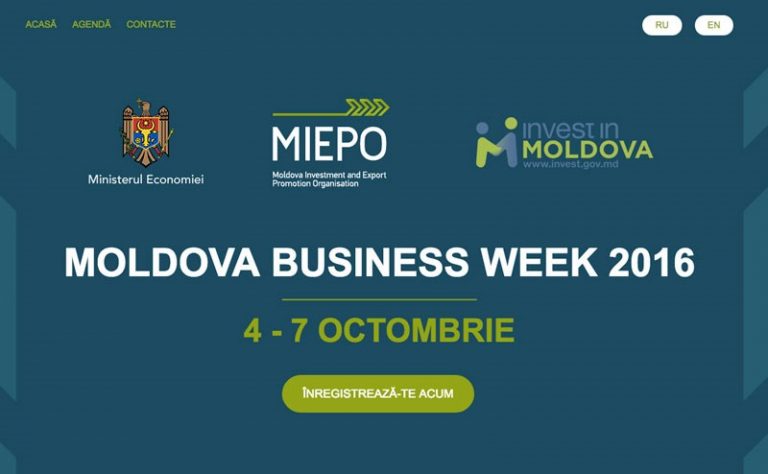 Marți, la Chișinău, începe cel mai mare eveniment economic al anului – „Moldova Business Week 2016”