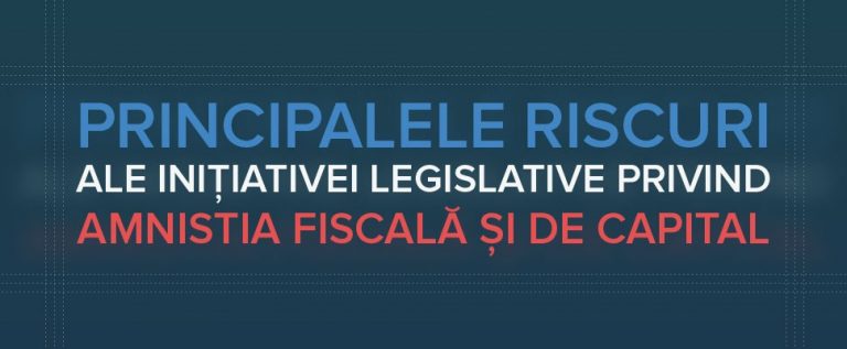 7 motive pentru care se solicită retragerea proiectului de lege privind amnistia fiscală și de capital