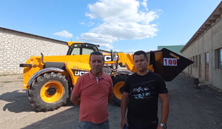 Filip Beiu – proprietarul celui de-al 100-lea încărcător JCB vândut în Moldova