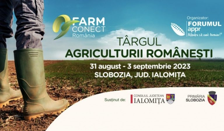 Fermierii și profesioniștii agricoli din Moldova, invitați la FarmConect România 2023, între 31 august și 03 septembrie