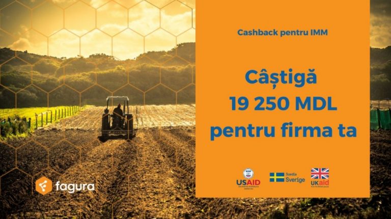 Finanțare pentru AGRO: Cum obții 10 mii de euro și 19 mii de lei prin Programul Cashback pentru IMM-uri pe Fagura.com