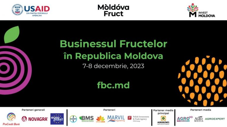 Conferința „Businessul Fructelor în Republica Moldova 2023”. Detalii