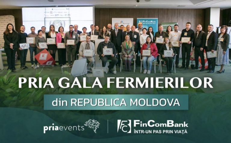 Reușitele agricultorilor au fost premiate la Gala Fermierilor alături de FinComBank