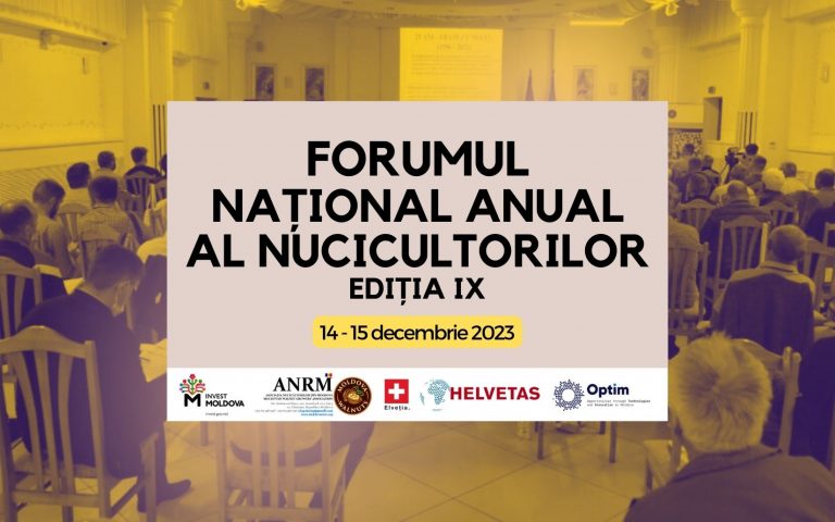 Forumul național al Nucicultorilor din Moldova:   unii dintre cei mai cunoscuți profesioniști în culturile nucifere din UE vor veni la Chișinău