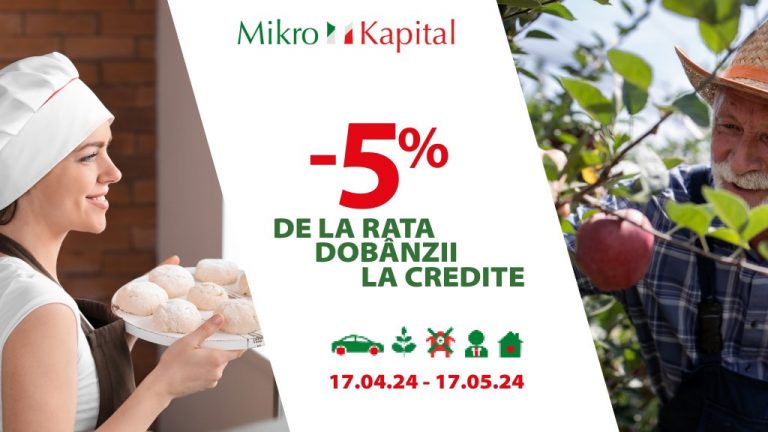 Promoție de primăvară la creditele Mikro Kapital Moldova