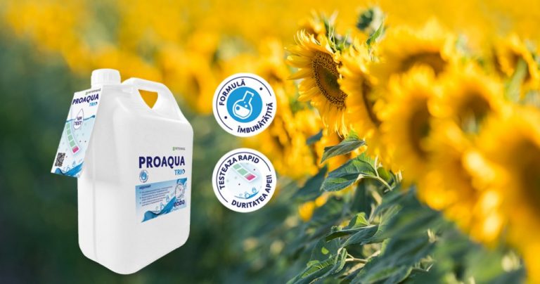 PROAQUA TRIO – adjuvant cu rol de corectare a durității și pH-ului apei